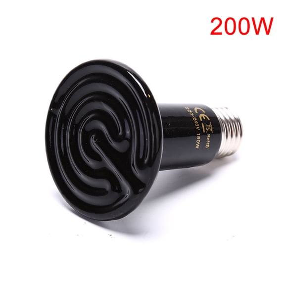 Pet Reptile Far Infrared Ceramic Heating Lamp Heat Emitter Light Bulb