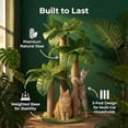 thumbnail image 2 of 31.5Inch Cat Scratching Post,Cat Scratcher Tree with 3 Scratching Poles & 2 Interactive Dangling Balls,Cats Scratching Posts for Indoor Kitten & Adult Cats, 2 of 9