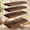 Rustic Brwon, variant on 24inch Walnut Finished Floating Wall Shelves, Rustic Solid Pine Wood Shelf Bracket, Wall Mounted Hanging Shelves for Bedroom and Living Room, Set of 2