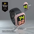 thumbnail image 2 of IBAOLEA Bumper Case Compatible with IBAOLEA Watch SE & Series 6 / 5 / 4 - [44mm] | Slim Protective Cover, Lightweight and Shock Absorbent - Black Apple Watch Series 6 / 5 / 4 / SE [44mm] - Black -, 2 of 7