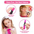 thumbnail image 6 of HopeRock Pretend Play Makeup Toy Set for Girls - Stylish Handbag with Makeup Accessories, Phone, Watches, Glasses - Birthday Gift for Little Girls Age 3-6 Years Old(17 Pcs), 6 of 9