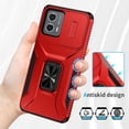 thumbnail image 4 of Funda para GANGXUN Motorola Moto G 2023 4G - Soporte metálico, Función magnética, Rojo, 4 of 5