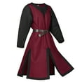 thumbnail image 1 of Tunic Shirt for Men Halloween Lace Up Blouse Top Apparel, 1 of 7