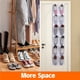thumbnail image 4 of Bolsa para colgar en la puerta para guardar zapatos, 12 bolsillos de malla, estante para zapatos para colgar detrás de la puerta con 2 ganchos metálicos, 4 of 8