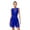 Blue, variant on TiaoBug Women Rhinestone Figure Skating Dresses Sleeveless Roller Skating Lyrical Dance Dress Costume Blue M