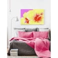 thumbnail image 4 of "Yellow Hibiscus" Painting Print on Wrapped Canvas, 4 of 7
