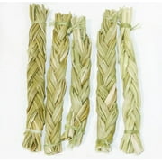 5 Pieces Sweet Grass Braids for Smudging Hand Braided and Dried 4-5" | Bulk Wholesale Price Holy Grass for Meditation Healing Rituals Smudge Grass