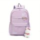 thumbnail image 1 of Mochila Preppy De Gran Capacidad Con Decoración De Conejo Kawaii, Mochila Escolar Ligera Duradera De Lona, ​​bonita Bolsa De Viaje, 1 of 4