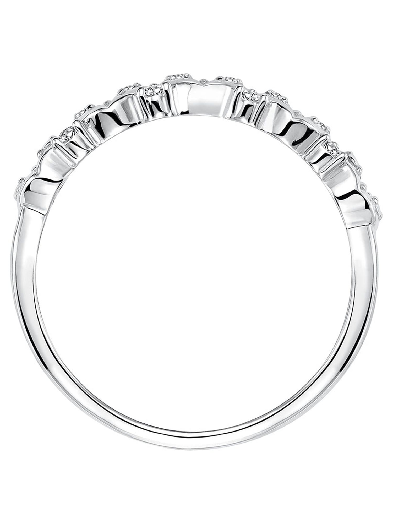 Sweet Remembrance 1/10 Carat T.W. Certified Diamond 10kt White Gold Women's Anniversary Band - image 3 of 7
