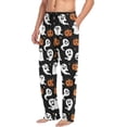thumbnail image 4 of HPINK-T Multi- Halloween Ghost Pumpkin Pajama Pants for Men PJs Bottoms Sleep Lounge Pants with Pockets, 4 of 14