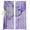 Purple, variant on Aqua Marble Blackout Curtains for Bedroom/Living Room, Pinch Pleated Black Out Curtains, Modern Abstract Waves Silvery Farmhouse Room Darkening Window Drapes with Hooks 2 Panels, 39"x70"