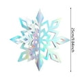 thumbnail image 5 of 12/6pcs Winter Christmas Snowflake Decorations, 3D Snowflakes Hanging Decorations for Christmas Garland Winter Holiday Home Birthday Party Decor, 5 of 9