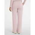 thumbnail image 4 of Avia Women's and Women's Plus Fleece Sweatpants with Satin Trim, Sizes XS-4X, 4 of 6