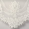 thumbnail image 5 of Vintage Hand-Cut Floral Garland Lace Window Treatment Set, Ivory, 2-84L Curtain Panels, 5 of 5