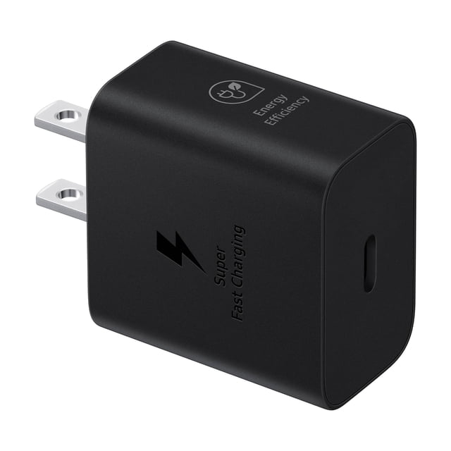 Cargador de pared Samsung, adaptador de corriente de 25 W, carga superrápida