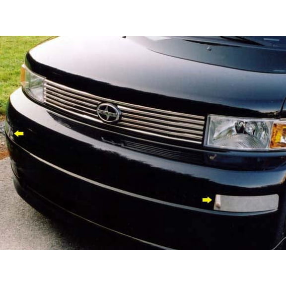 Stainless Steel Front Bumper Accent 2Pc Fits 2004-2004 Scion xB FB24180-1 QAA