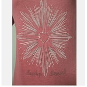 Lucky Brand Women's Short Sleeve Graphic Tee, Rose, Small