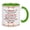 Green, variant on KRONDO Coffee Mug from Mom Inspirational Religious Ceramic Cup with Cross Quote, Faith Themed Gift for Women, Birthday Christmas Graduation Keepsake Mug