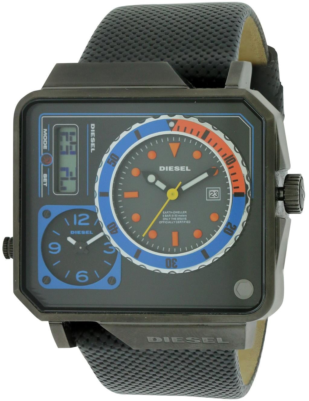 diesel analog digital watch