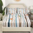 thumbnail image 3 of Erosebridal Cute Parrot Bed Sheets Set Queen Size, Birch Print Bedding Set, 4-Piece, Microfiber, 3 of 6