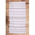 thumbnail image 7 of Sticky Toffee Bath Towel Turkish Towel 100% Cotton, White Towel, Soft Absorbent Terry Backing, 65 in x 35 in, Tan, 7 of 7