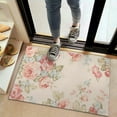 thumbnail image 2 of Botanical Leaves Floral Non-Slip Entryway Door Mat,Colorful Floral Indoor Decor Durable Low Plush Door Mat,Washable Welcome Rug for Patio Hallway Home Decor 20x32 Inches, 2 of 7