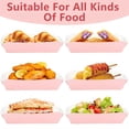 thumbnail image 3 of Disposable Snack Trays, Colored Paper Food Boats with Coated Interior, No-Fold Open Containers for BBQ, Hot Dogs, Food, Picnic Parties and Casual Gatherings, 3 of 3