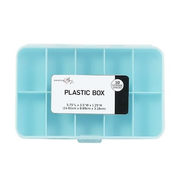 Everything Mary 10 Compartment Storage Box, Teal