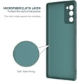 thumbnail image 5 of Galaxy S20 FE Case, (2 Pack) Explosion-Proof flim with Liquid Silicone Gel Rubber Soft Microfiber Cloth Lining Cushion Shockproof Cover Case for Galaxy S20 FE(5G) 6.5 inch Green, 5 of 13