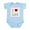Sky Blue, variant on CafePress - Infant Bodysuit - Baby Light Bodysuit, Size Newborn - 24 Months