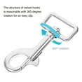 thumbnail image 5 of UKCOCO 2pcs Heavy Duty Stainless Steel Swivel Hooks Silver Quick Attachment Pet Accessories Dog Walking, 5 of 6
