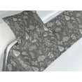 thumbnail image 3 of Botanical Bed Runner Set, Retro Style Outline Branches and Flowers of Meadow Hills Nature Achromatic Design, Decorative Bedding Scarf & a Pillow Sham for Hotels Homes, Twin, Grey, by Ambesonne, 3 of 3