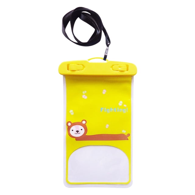 Agiferg Cartoon Mobile Phone Waterproof Bag Drifting PVC Mobile Phone Bag