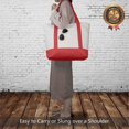 thumbnail image 2 of Gym Shoulder Bag for Women, Stylish All-Purpose Canvas Totes with an External Pocket, Top Zipper Closure, Daily Essentials -Qin, 2 of 5