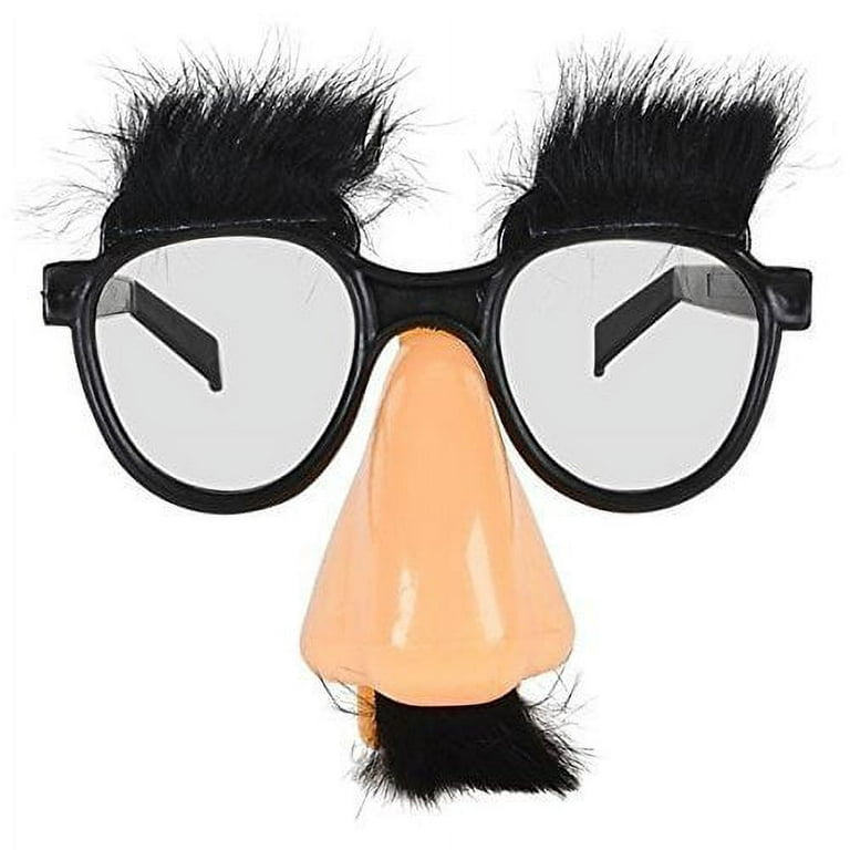 Funny Mask Glasses Fake Nose and Mustache Disguise Mixed Media by
