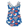 thumbnail image 7 of GERsome American Flag Tank Tops for Women 4th of July Sleeveless Crew Neck Tshirts USA Flag Stars Stripes Graphic Tees S-3XL, 7 of 7