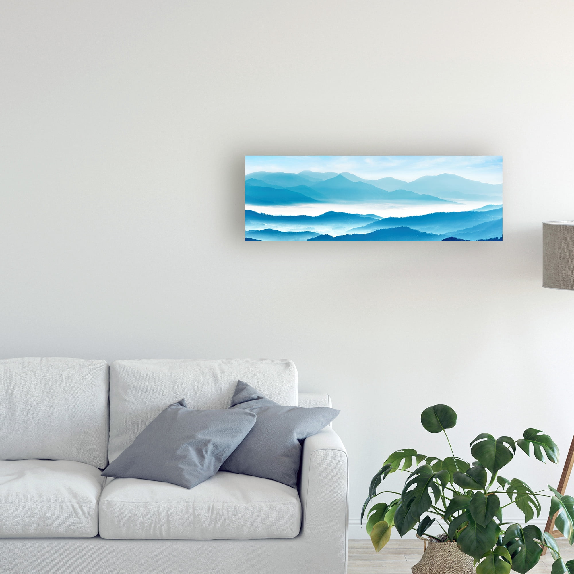 Trademark Fine Art 'Misty Mountains XI' Canvas Art by James McLoughlin