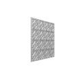 thumbnail image 2 of Tuile de Plafond en Faux Étain PVC à Coller 2'x2', Argent, Échantillon, 2 of 4