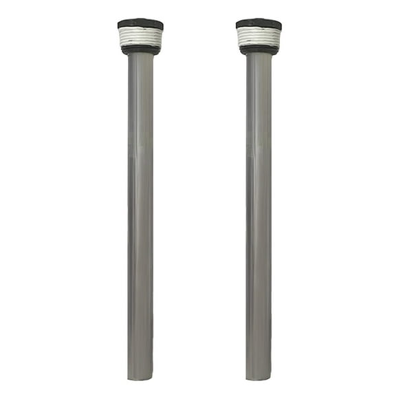 Suburban Paquete de 2 varillas de ánodo de magnesio para modelos SW RV tanque calentadores de agua núcleo de acero inoxidable extiende la vida útil del tanque del calentador de agua (521421)