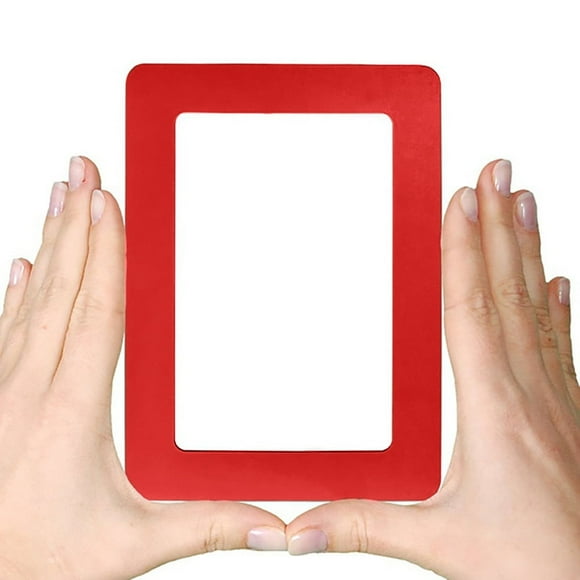 Magnetic Picture Frame for Refrigerator Polaroid Frame Mini Fames Multi-Colors 4.7x6.4 Magnet Picture Frames for Fridge Office Cabinet Locker (Set of 1, Assorted Colors)