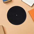 thumbnail image 4 of IFANLANDOR 4Pcs Anti Static Record Mat Black Felt Slipmat Shock Absorbing Pad for Vinyl Turntables, 4 of 8