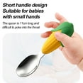 thumbnail image 5 of 304 stainless steel feeding spoon-children's auxiliary tableware-Silicone tableware set, 5 of 5