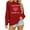Wine, variant on Aofany Valentines Day Classic Sweatshirts for Womens Letter Heart Graphic Pullover Tops Long Sleeve Shirts