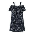 thumbnail image 2 of Wavsuf Children Girls Summer Dress Black Children's Clothing Size 7-8 Years, 2 of 8