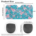 thumbnail image 4 of Yuyamidu Cherry Blossom Front Window Car Sun Shade Foldable Windshield Sunshade for SUV Van Fashion Car Sun Visor Large Car Window Shield Blocks UV Rays Auto Accessories, 4 of 7
