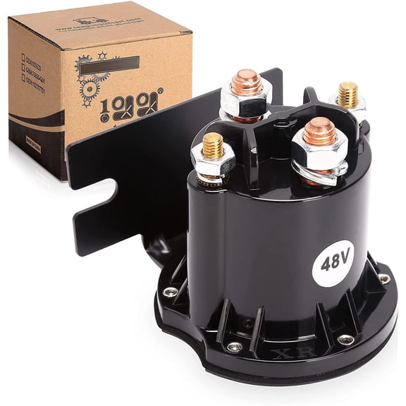 10L0L 48V Golf Cart Solenoid Fit EZGO TXT 2010-Up & All 48V MPT 800/1000 Vehicles, Replace OEM# 612711