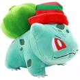thumbnail image 2 of Pokemon 2023 Holiday Bulbasaur Plush (Stripe Hat), 2 of 2