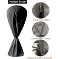 thumbnail image 4 of Funda para ventilador, impermeable, a prueba de polvo, con cremallera, para interior y exterior, color negro, 4 of 5