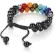 thumbnail image 5 of Pulsera de cuentas de chakra, pulsera de cristal curativo de 7 chakras, pulsera de cuentas de piedra de yoga, pulsera de meditación, relajación y ansiedad, 5 of 5