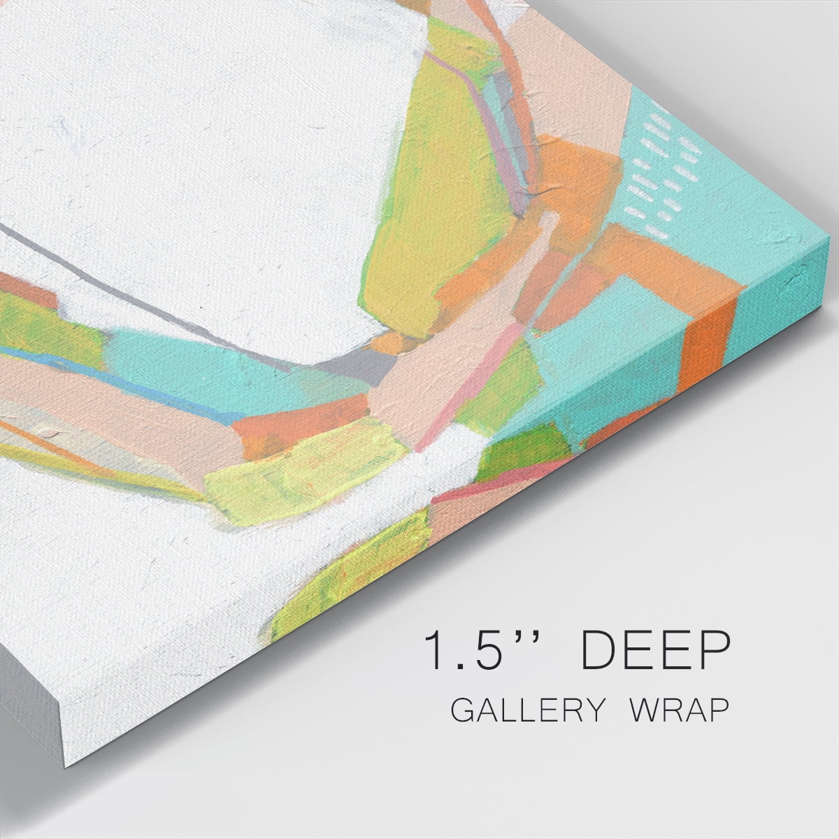 Wexford Home Candy Whorl I-Premium Gallery Wrapped Canvas, 40" x 40" - Ready to Hang